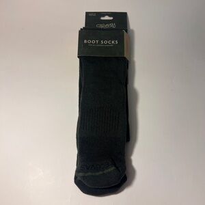 TECOVAS Cowboy Boot Socks Single Pair Forest/ Green Unisex Size L